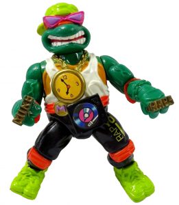 Tortues Ninja TMNT Figurine Rappin' Mike 1991