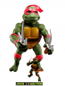 Figurine Giant Movie Star Raphael Comparaison 1992 Tortues Ninja Turtles TMNT