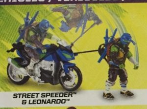 Figurine Véhicule Image Street Speeder & Leonardo Film Ninja Turtles 2016 Tortues Ninja TMNT