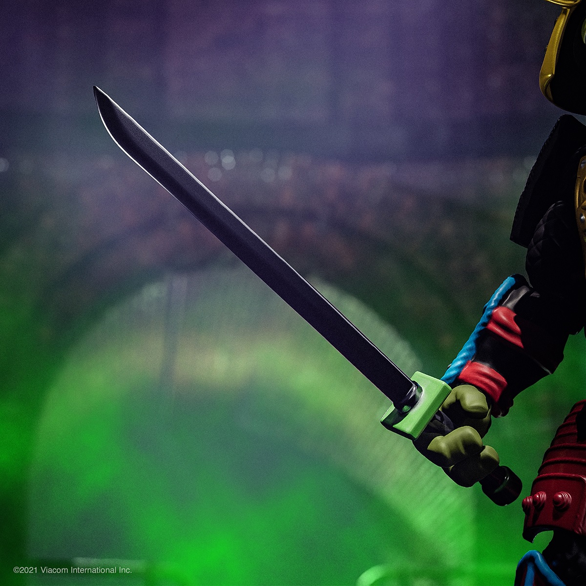 Statuetta Les Tortues Ninja Ultimates - Leonardo The Sewer Samurai - 18 Cm - Action Figure Collezionabile - 4