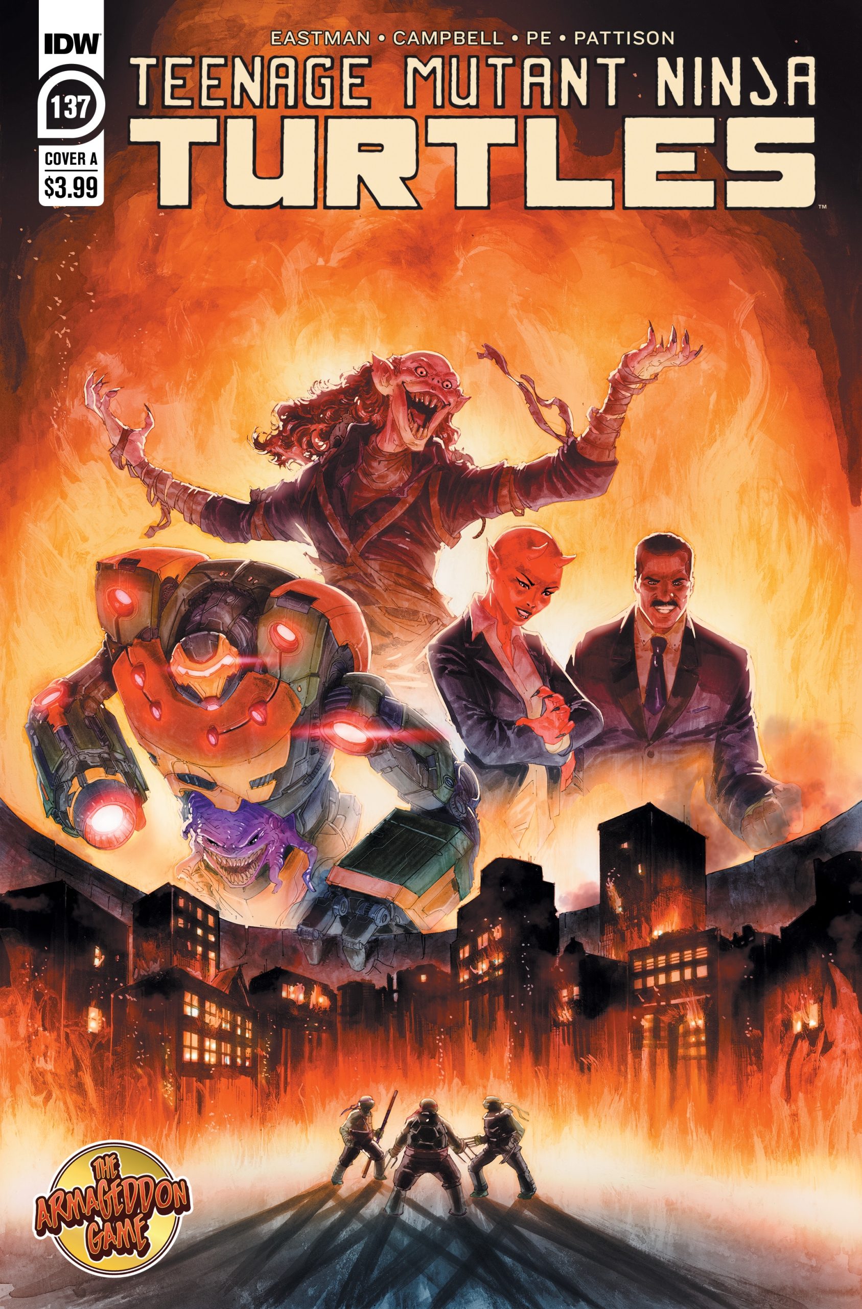 TMNT : The Armageddon Game – The alliance #5 (IDW Publishing) - Tortuepédia
